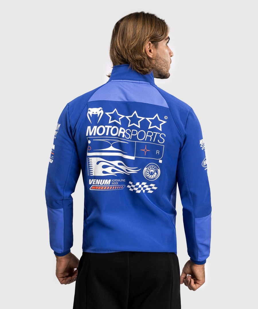 venum motorsport softshell jacket - royal blue