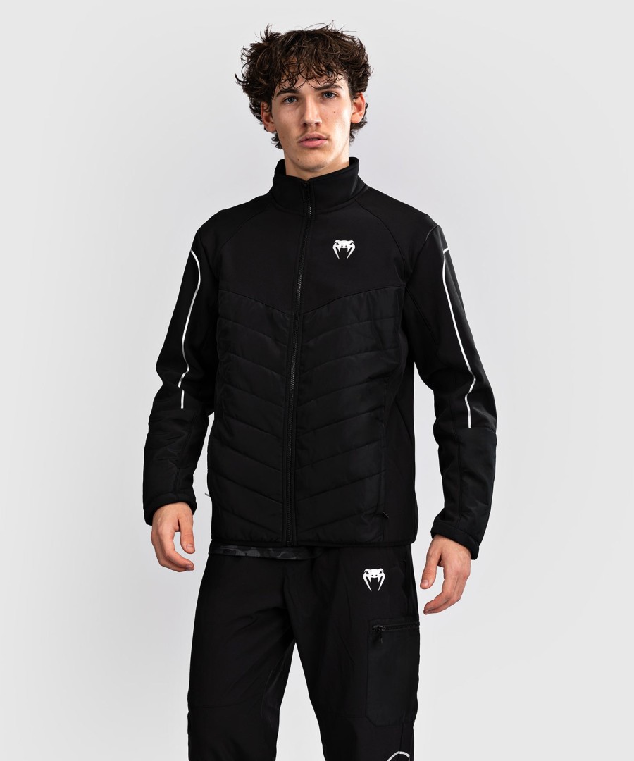 venum paddock softshell jacket long sleeves - black