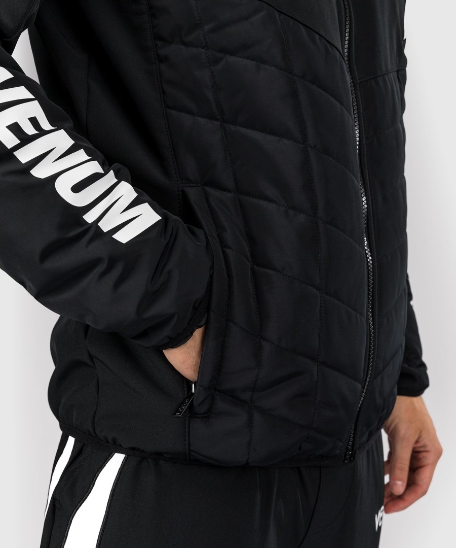 venum x bud racing men jacket - blackwhitelime green