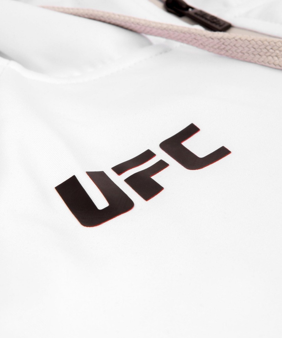 ufc venum authentic fight night men walkout hoodie - white