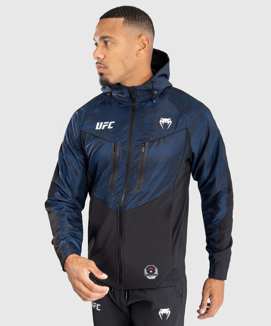 ufc fusion by venum fight week men zip hoodie - oceanic blue