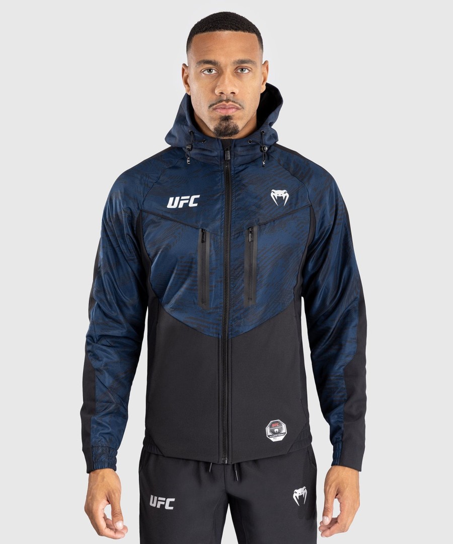 ufc fusion by venum fight week men zip hoodie - oceanic blue