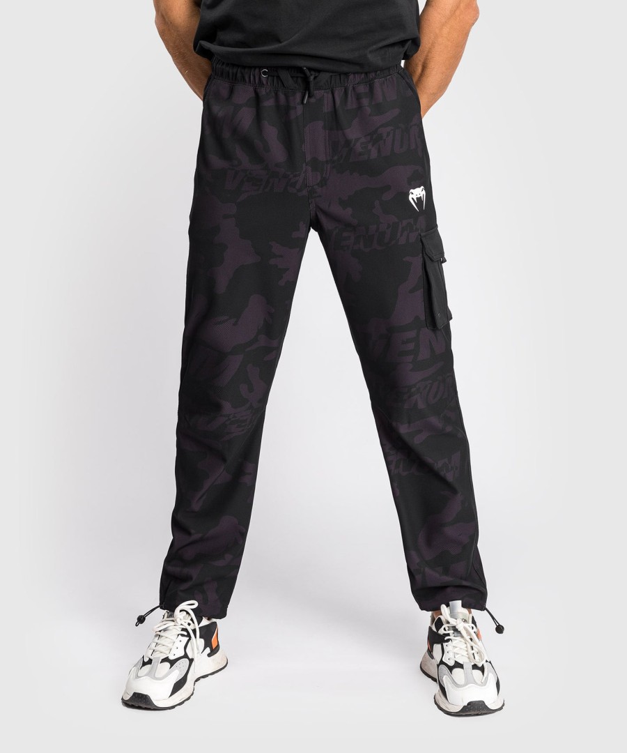 venum trooper men tracksuit pants - blackpurple