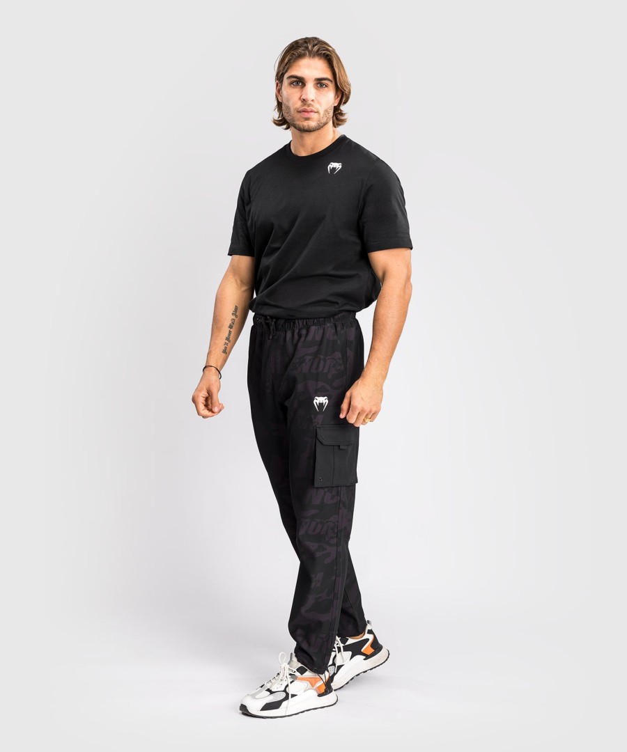 venum trooper men tracksuit pants - blackpurple