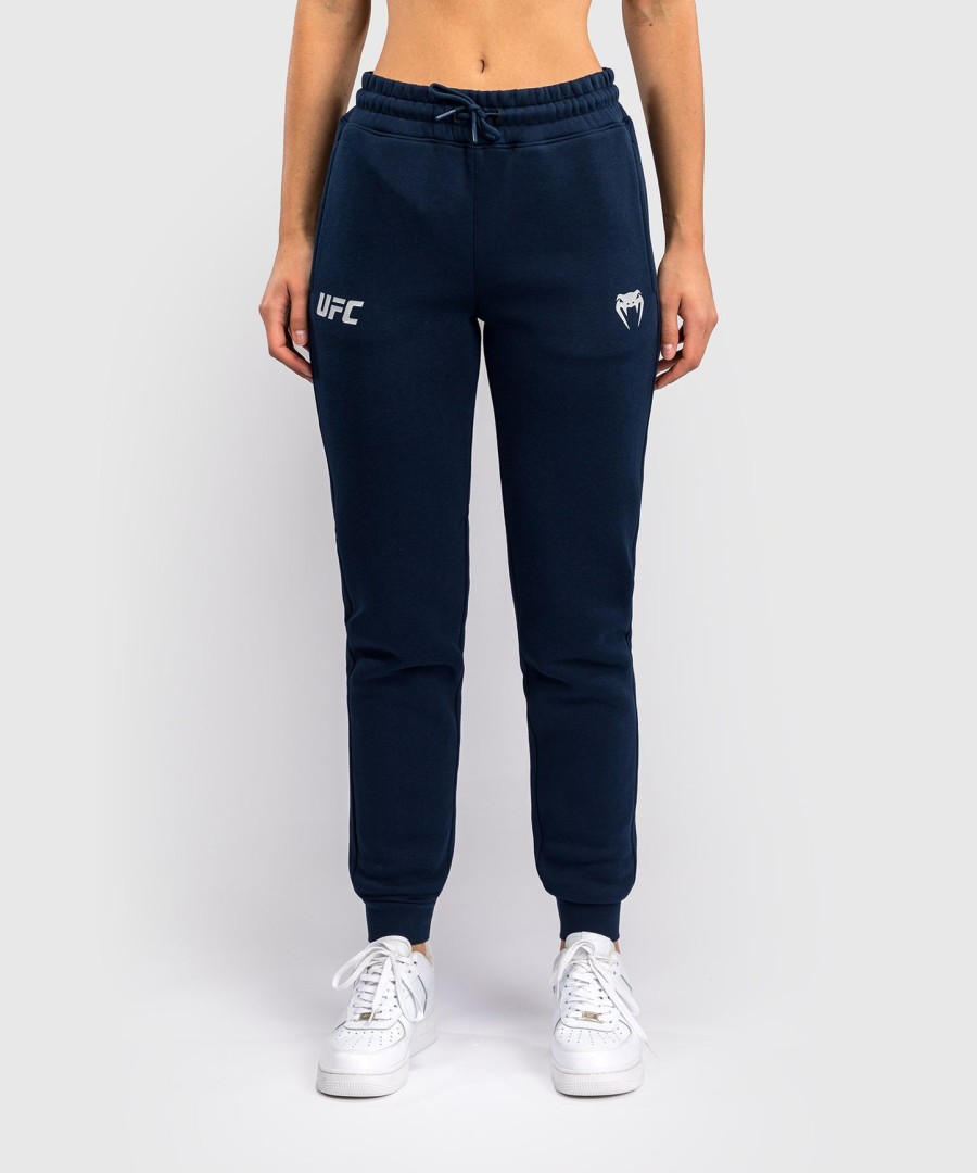 ufc fusion by venum fight week women cotton pant - solid oceanic blue