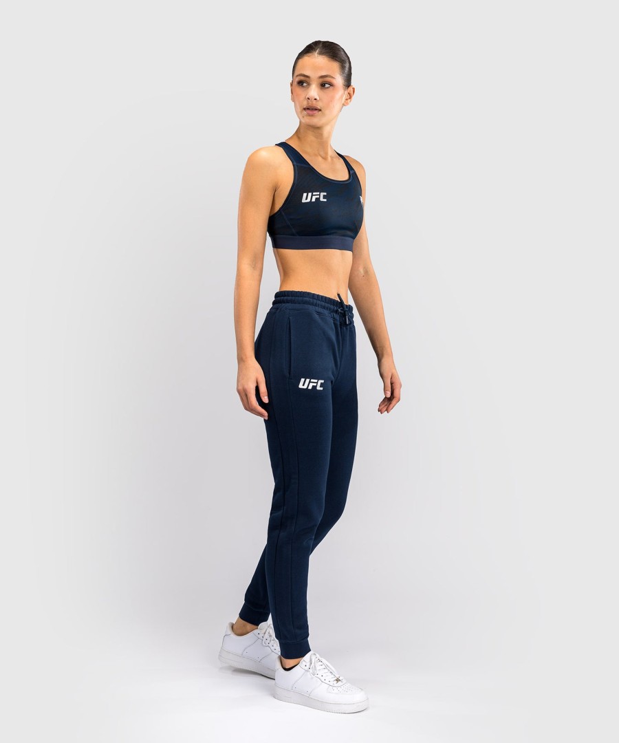 ufc fusion by venum fight week women cotton pant - solid oceanic blue