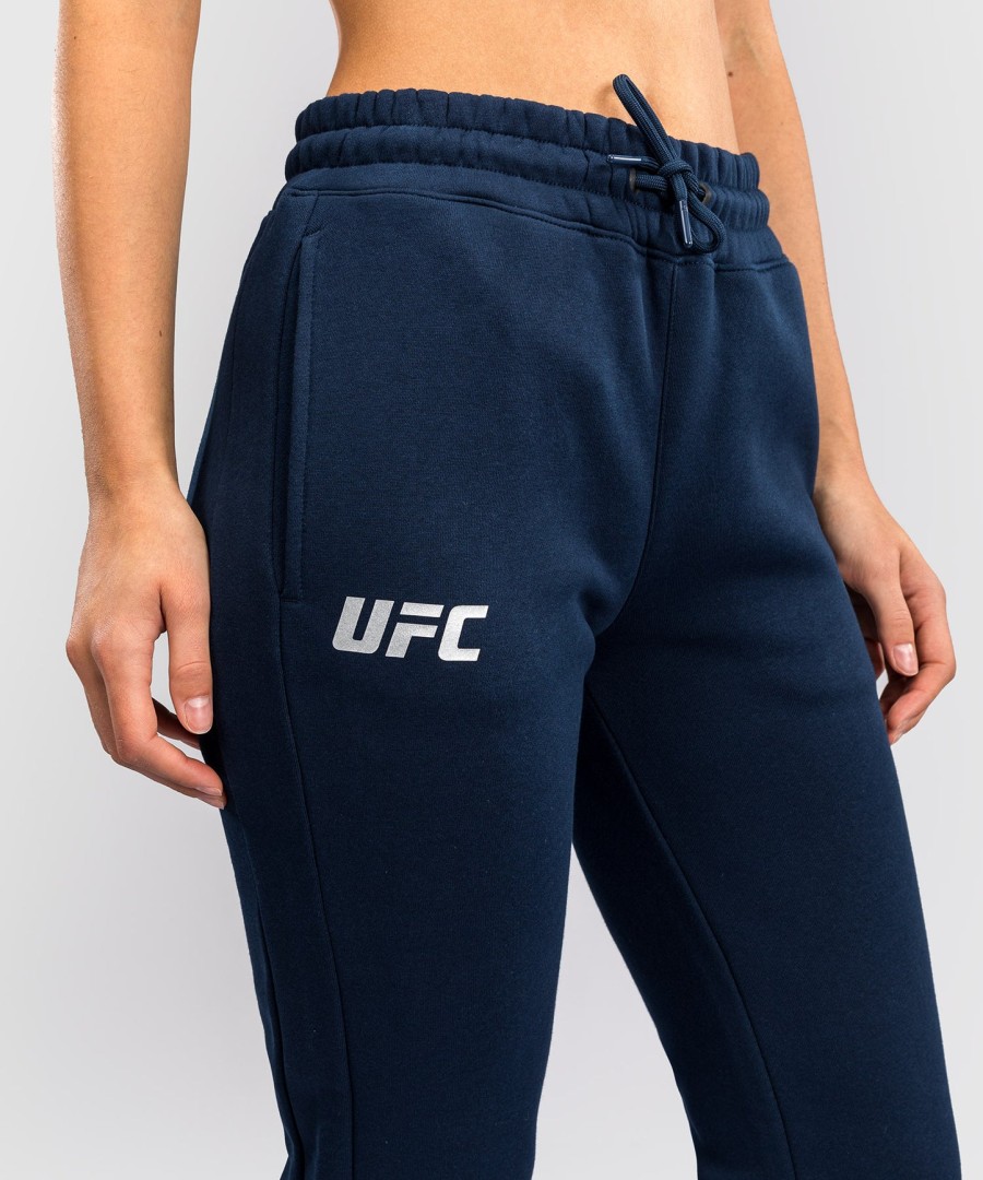 ufc fusion by venum fight week women cotton pant - solid oceanic blue