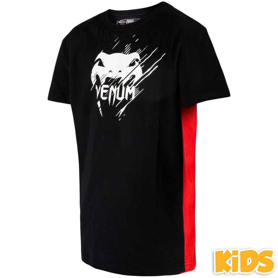 venum contender kids t-shirt - blackred