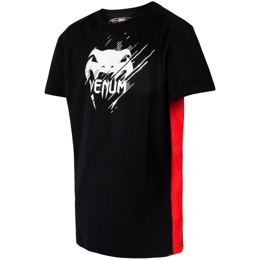 venum contender kids t-shirt - blackred