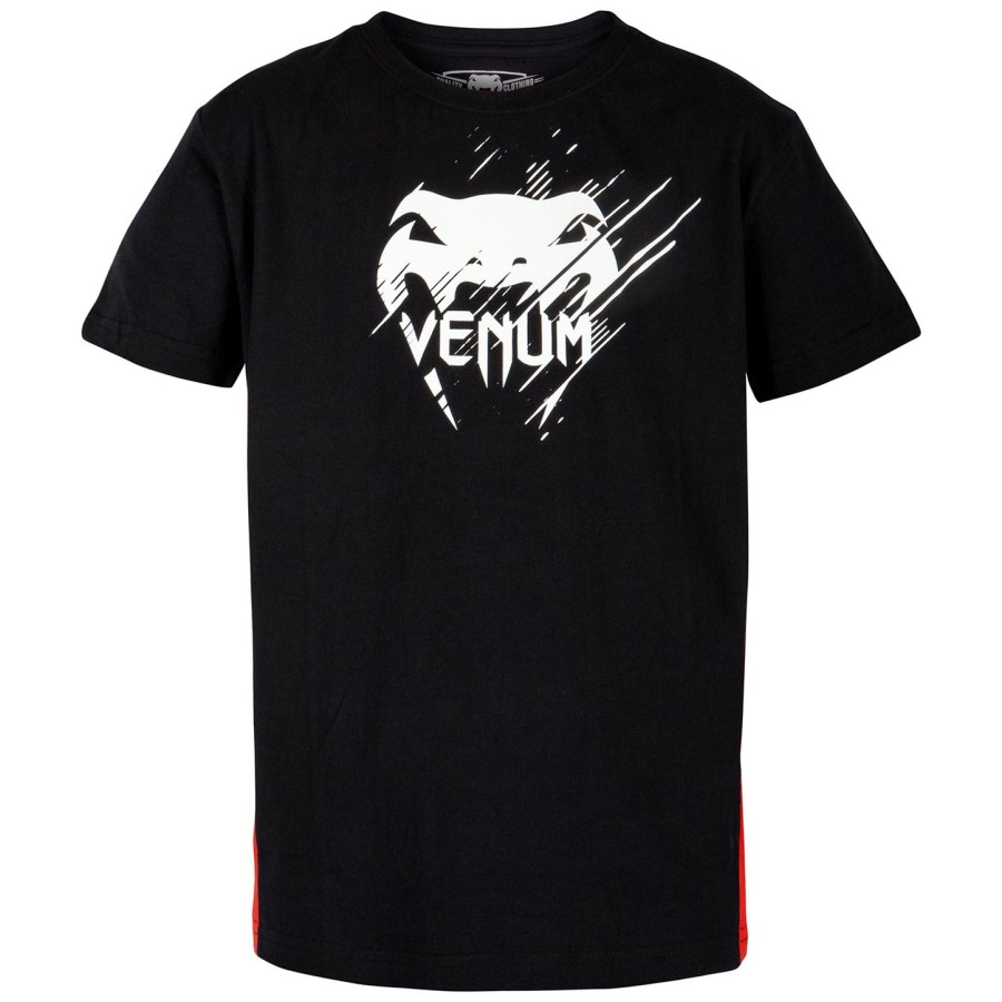 venum contender kids t-shirt - blackred