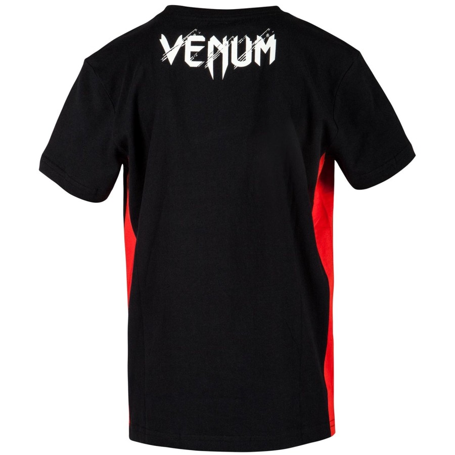 venum contender kids t-shirt - blackred