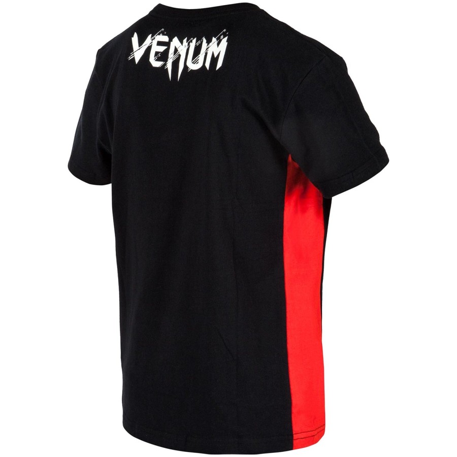venum contender kids t-shirt - blackred