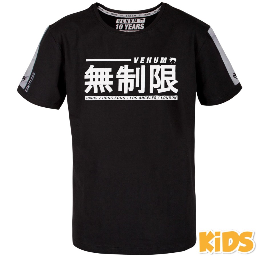 venum limitless kids t-shirt - blackwhite
