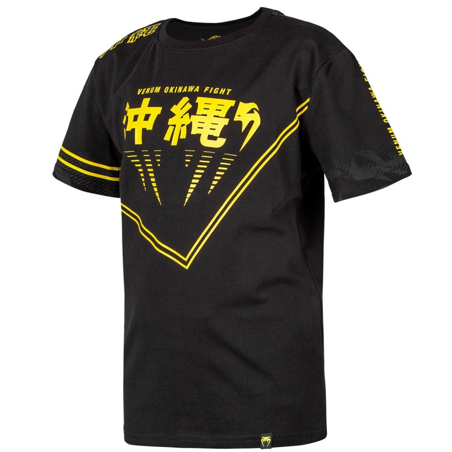 venum okinawa 2.0 kids t-shirt - blackyellow - exclusive