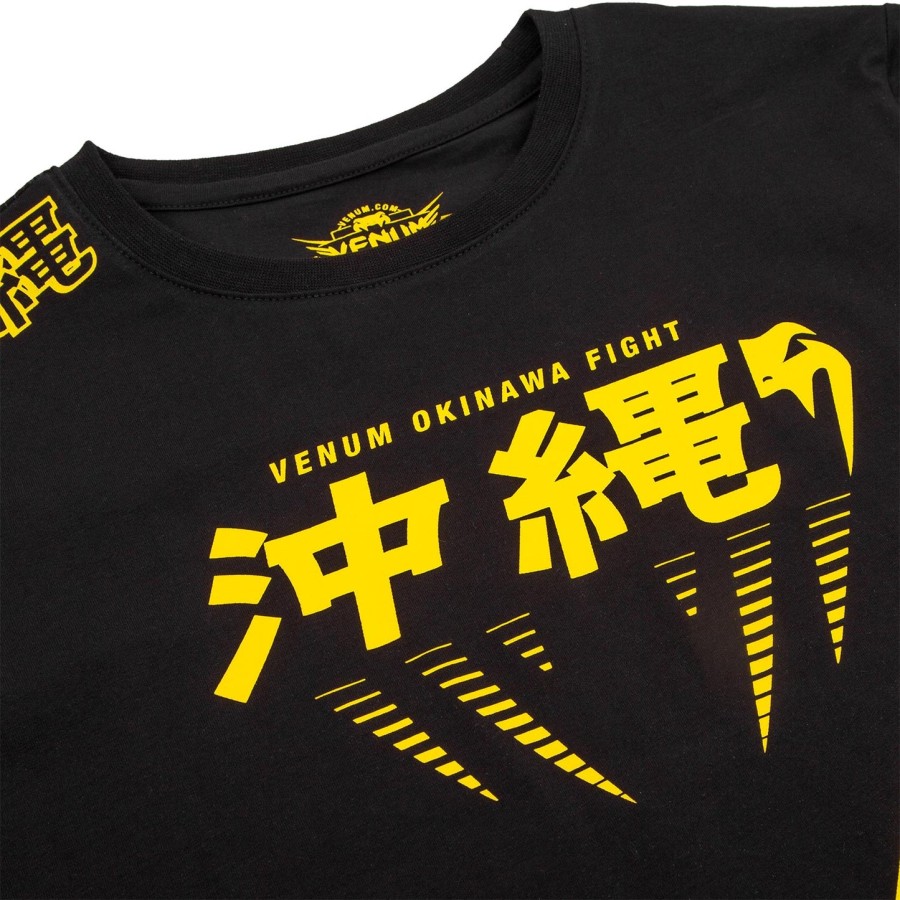 venum okinawa 2.0 kids t-shirt - blackyellow - exclusive
