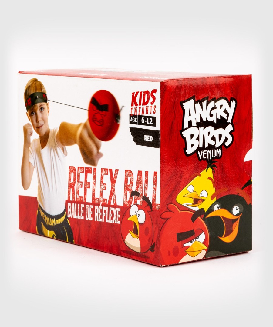 venum angry birds reflex ball - for kids - red