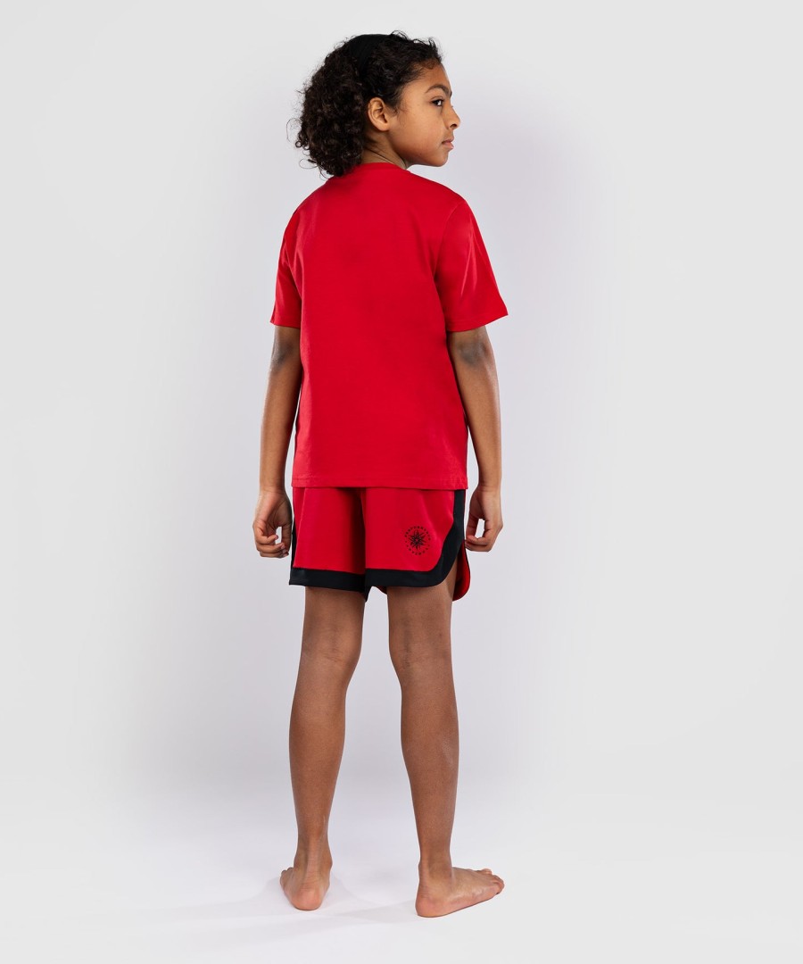venum contender kids t-shirt - cherry red