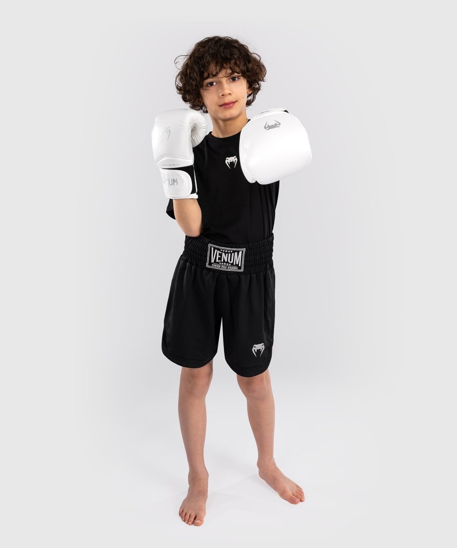 venum classic kids boxing shorts - black