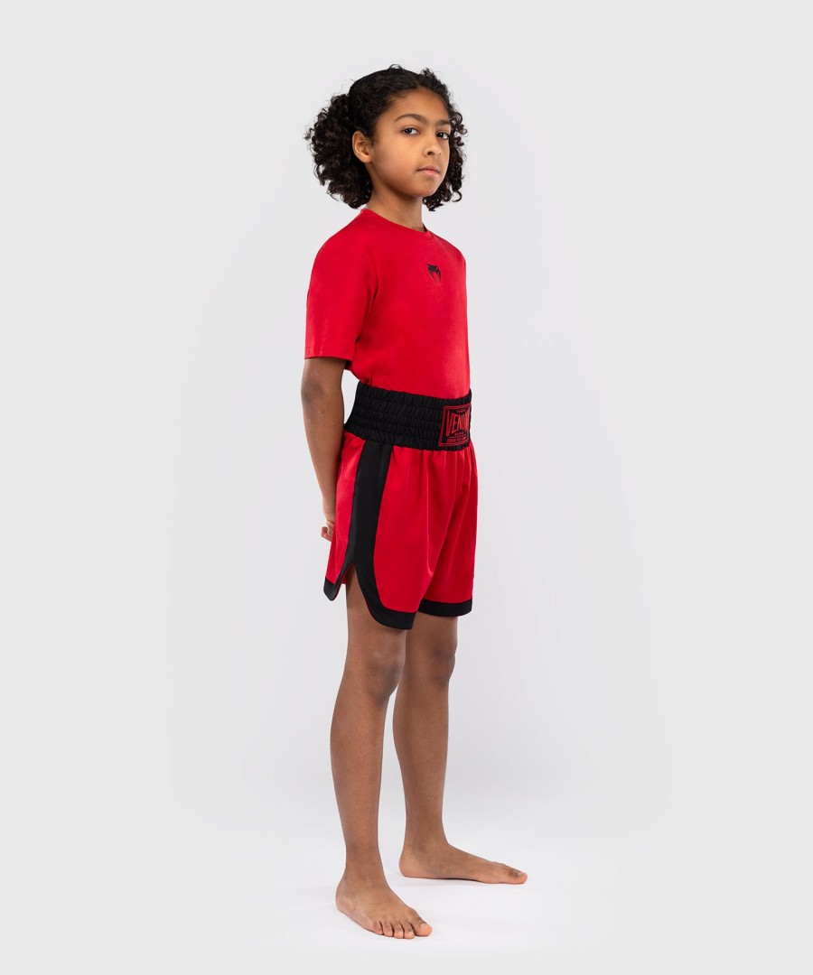 venum classic kids boxing shorts - cherry red
