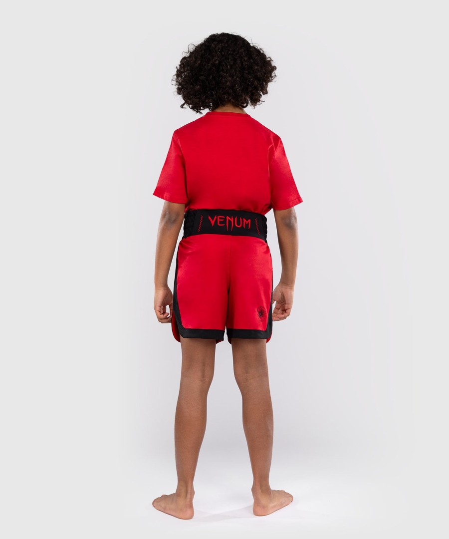 venum classic kids boxing shorts - cherry red