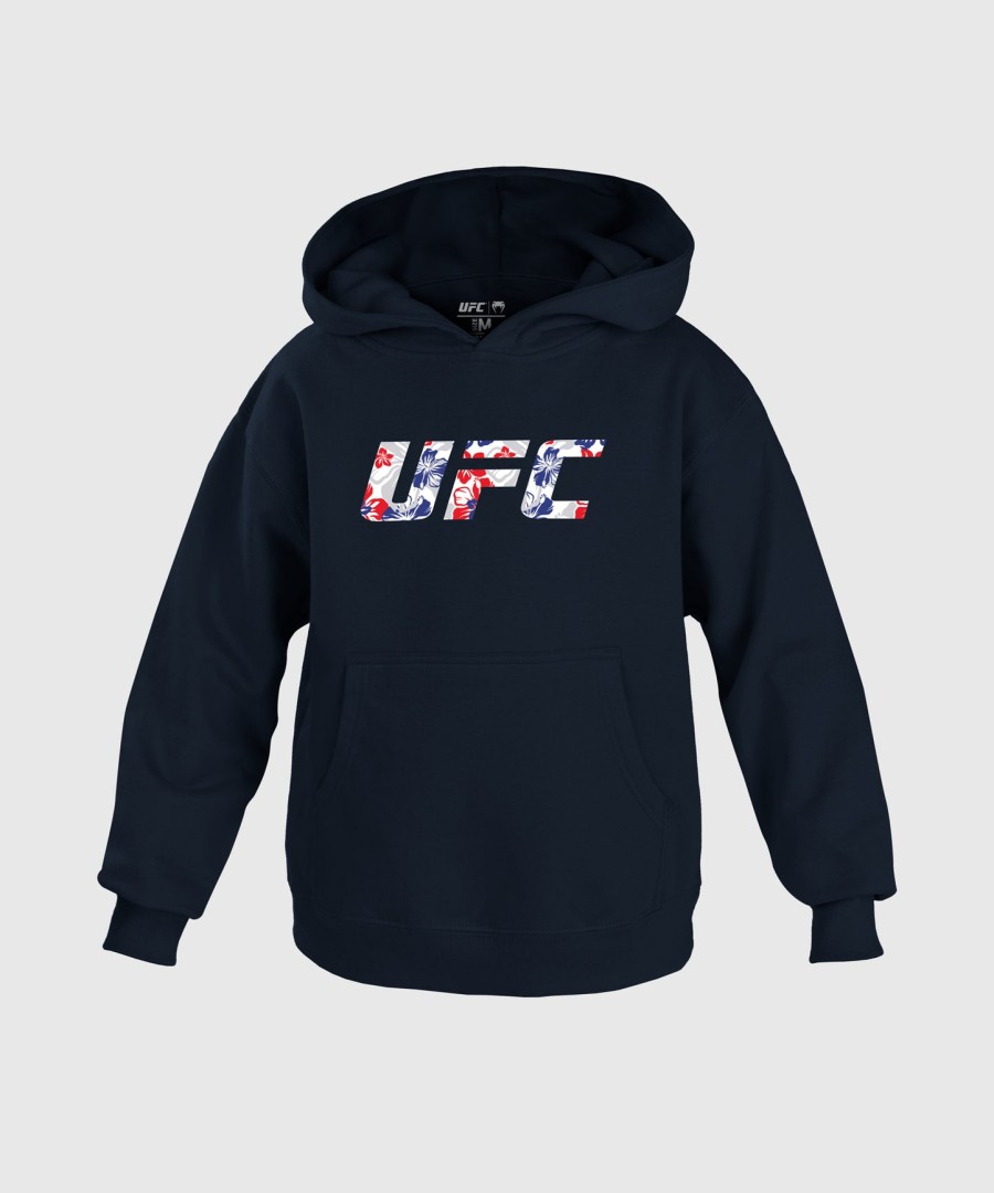 kids ufc unrivaled by venum navy max holloway hoodie