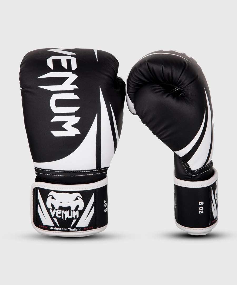 venum challenger 2.0 kids boxing gloves - blackwhite