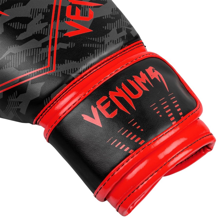 venum okinawa 2.0 kids boxing gloves - blackred