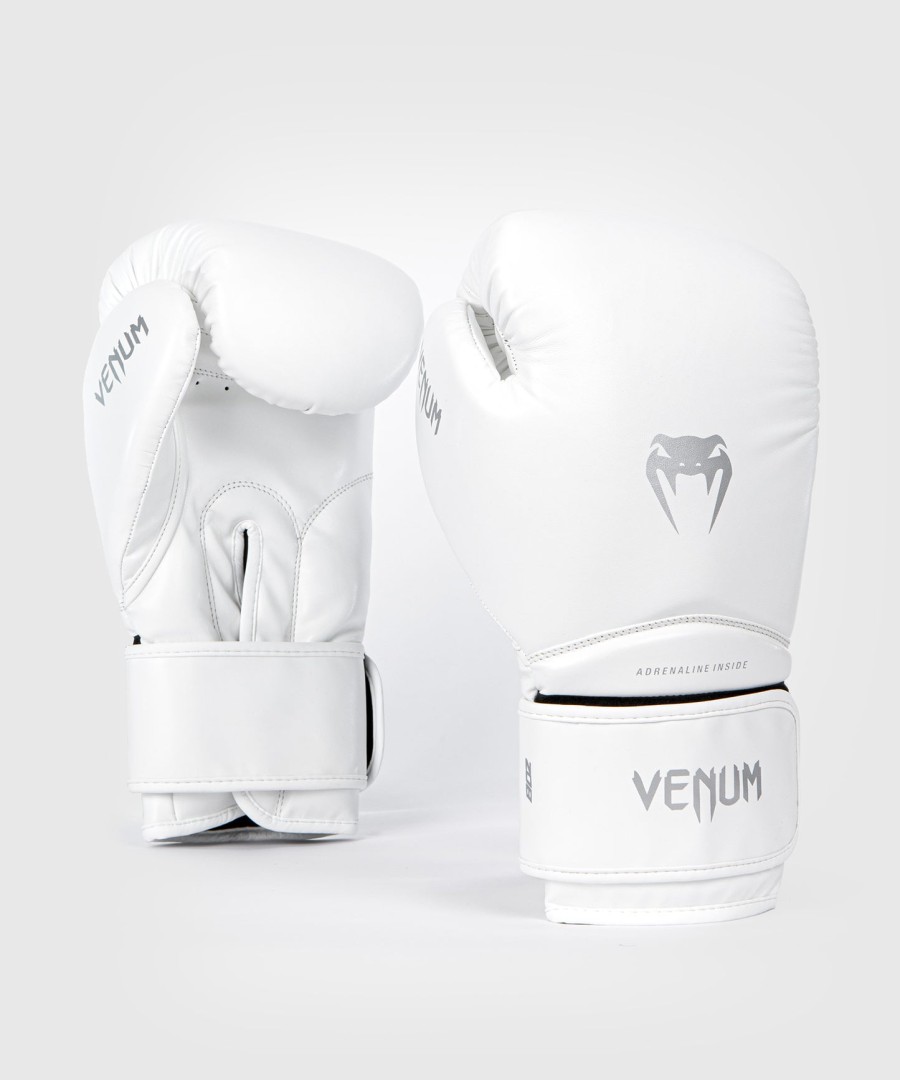 venum contender 1.5 kids boxing gloves - whitesilver