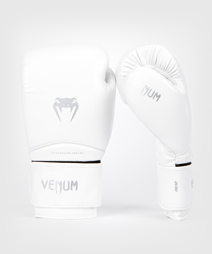 venum contender 1.5 kids boxing gloves - whitesilver
