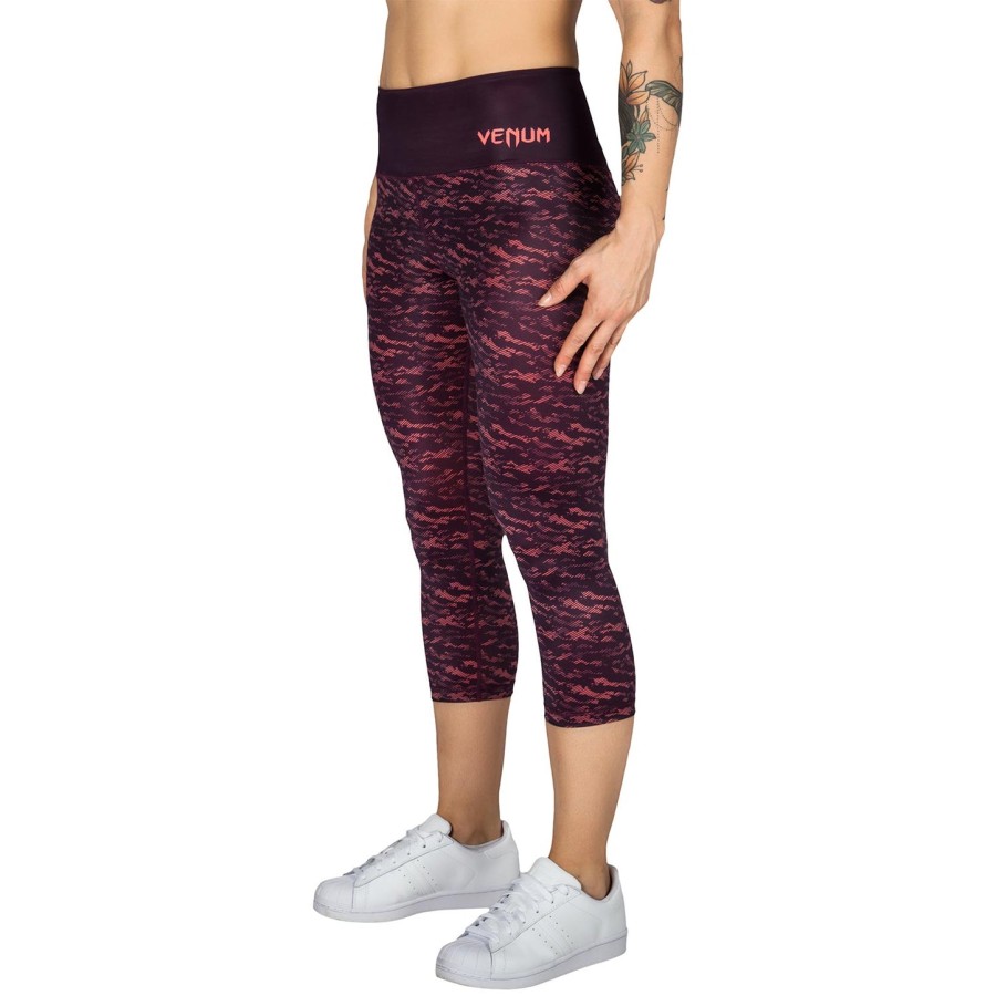 venum camoline cropped leggings - blackcoral