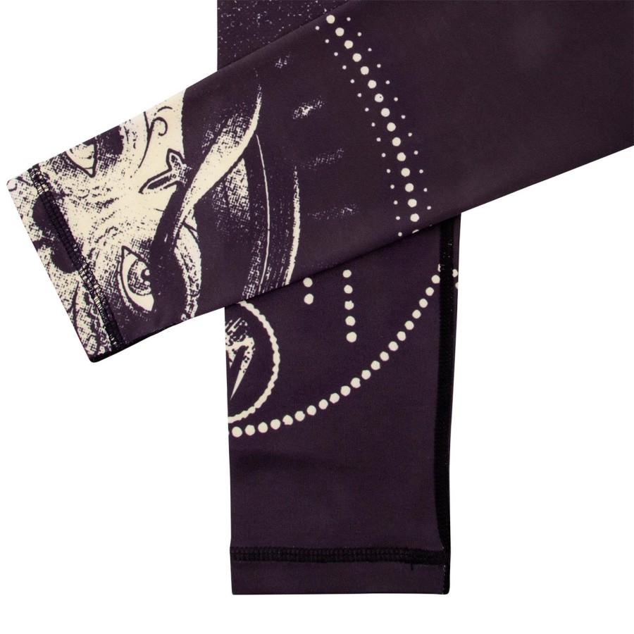 venum santa muerte leggings - blackyellow