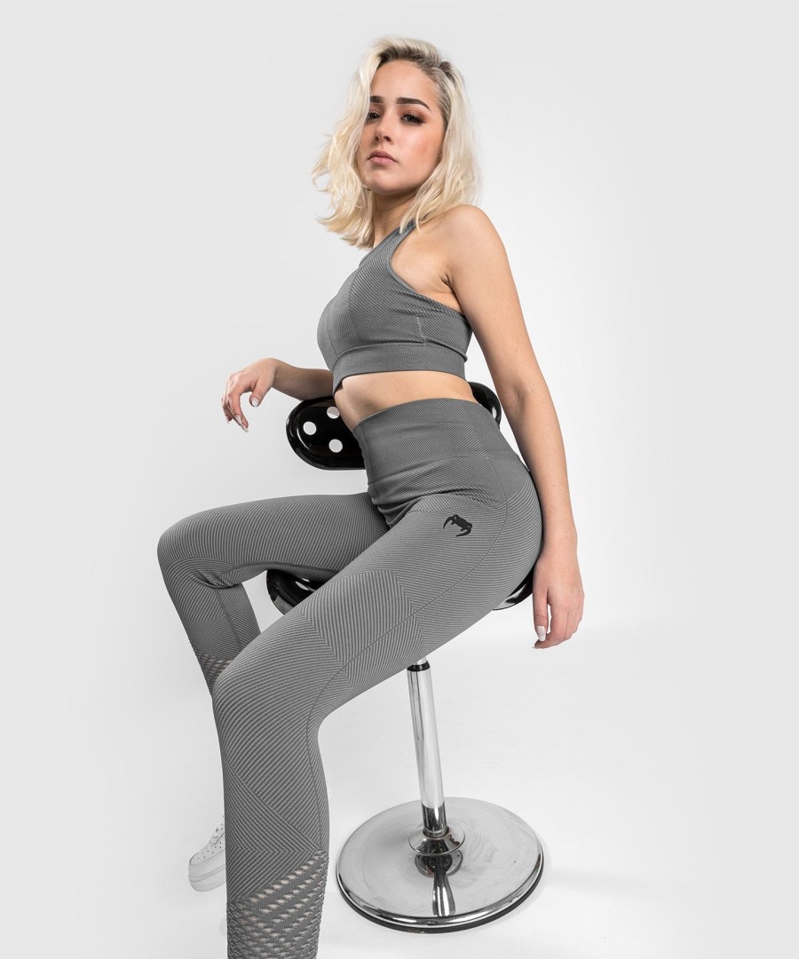 venum sparring seamless 78 leggings - for women - dark grey
