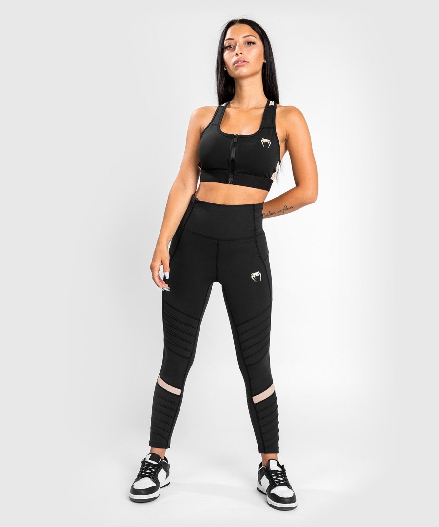 venum moto leggings 78 - for women - blacksand