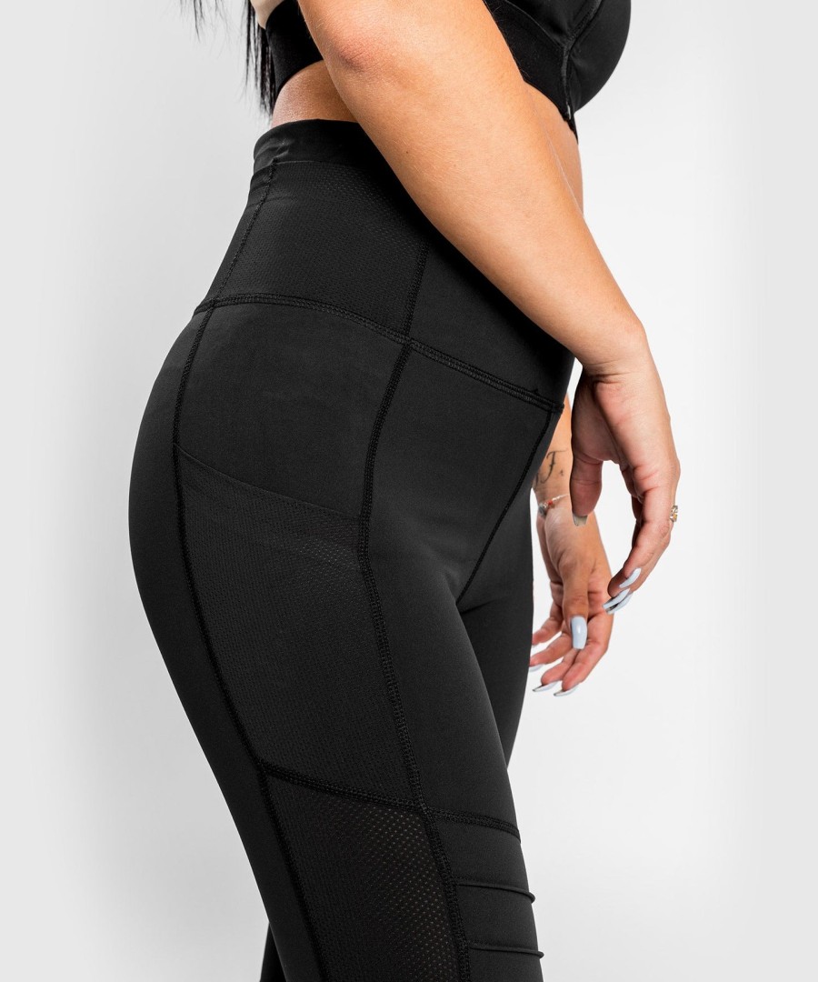 venum moto leggings 78 - for women - blacksand