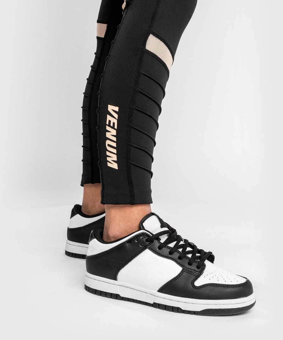 venum moto leggings 78 - for women - blacksand