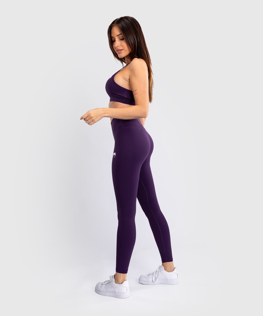 venum essential women leggings - deep purple