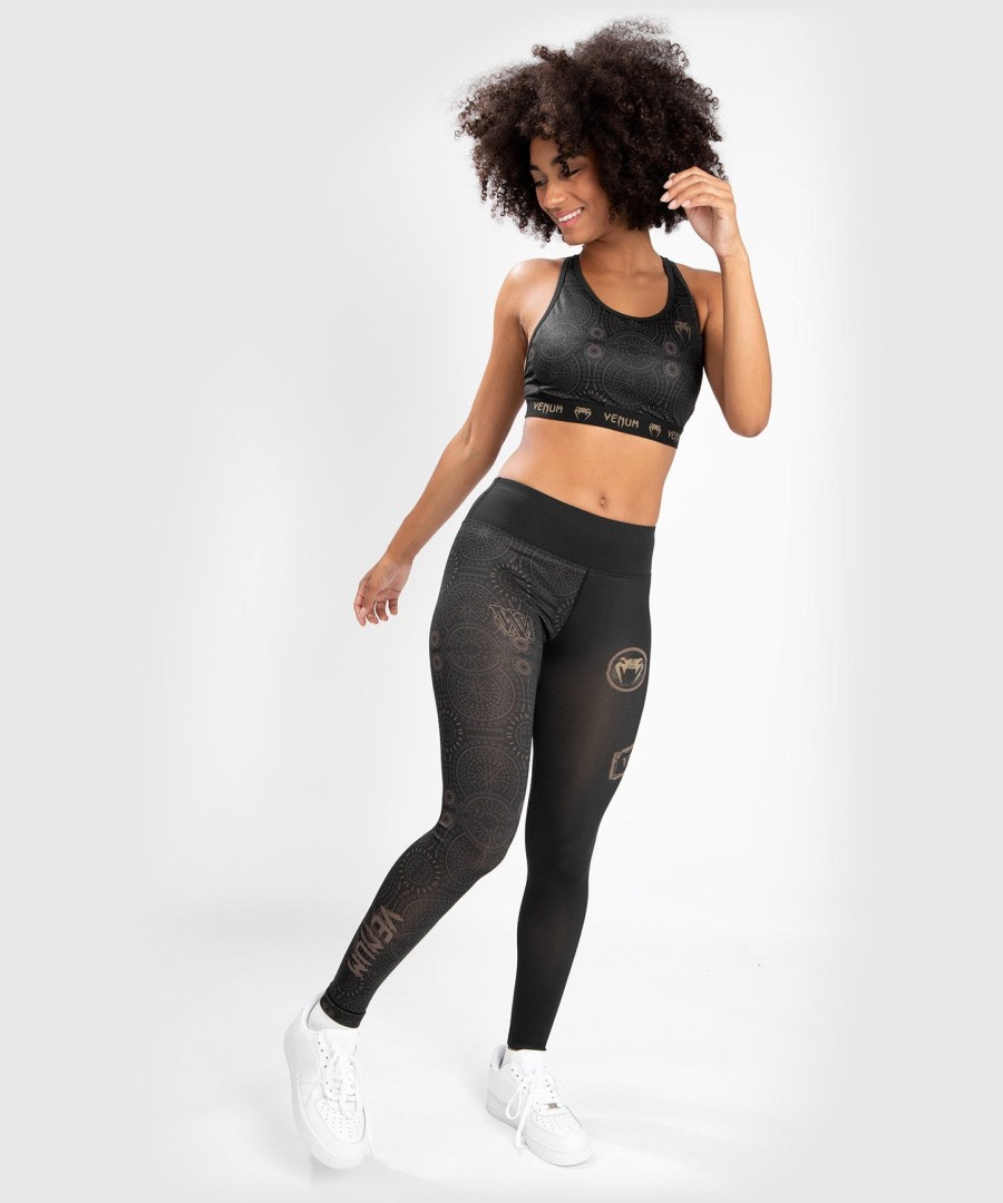 venum women santa muerte dark side - legging - blackbrown