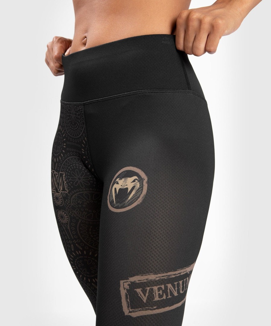 venum women santa muerte dark side - legging - blackbrown