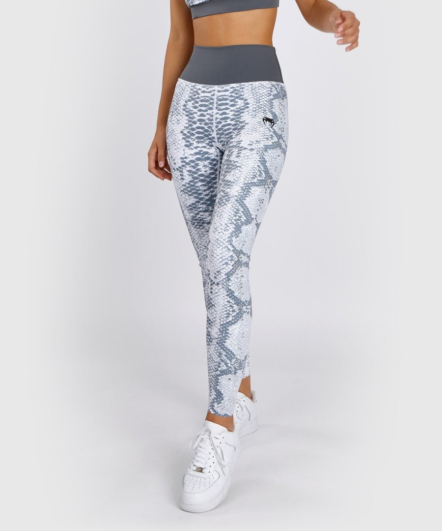 venum white snake legging for women - white