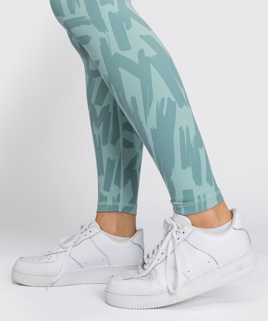 venum graffiti women full-length leggings - aqua
