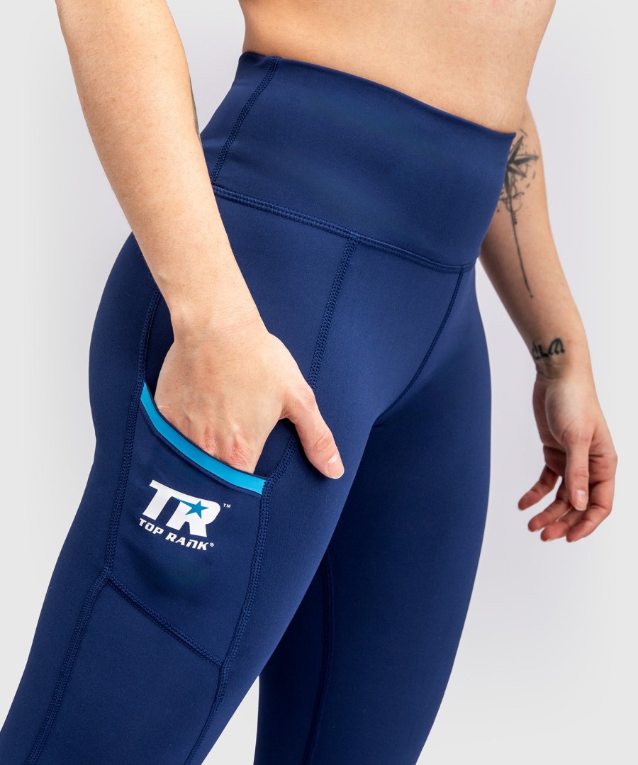 venum x top rank original women 78 leggings - navy blue