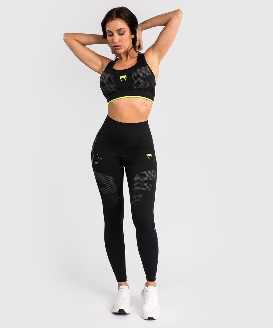 venum training camp 4.0 legging - blackneon green
