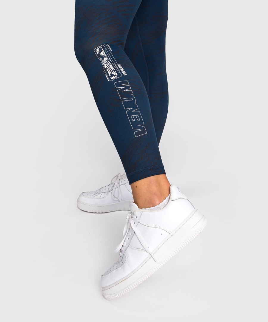 ufc fusion by venum fight week women performance tight - oceanic blue