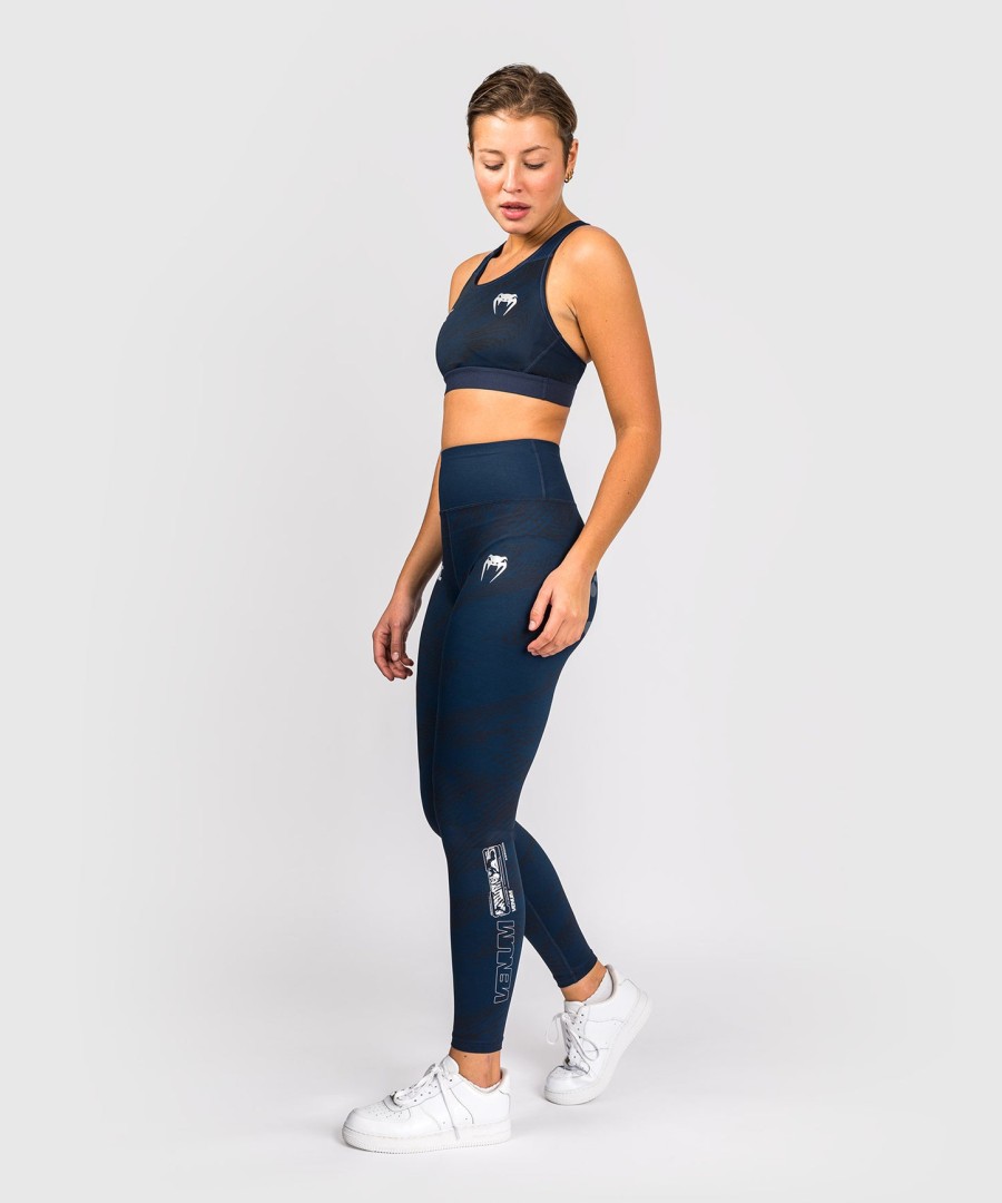 ufc fusion by venum fight week women performance tight - oceanic blue