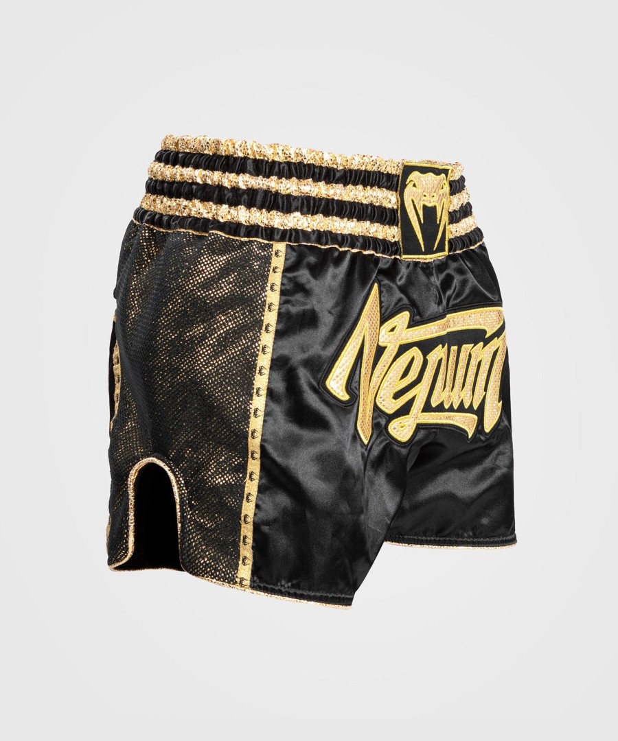 venum absolute 2.0 muay thai shorts - blackgold