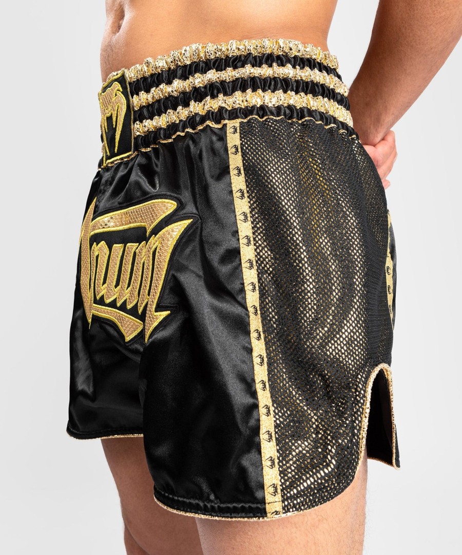 venum absolute 2.0 muay thai shorts - blackgold