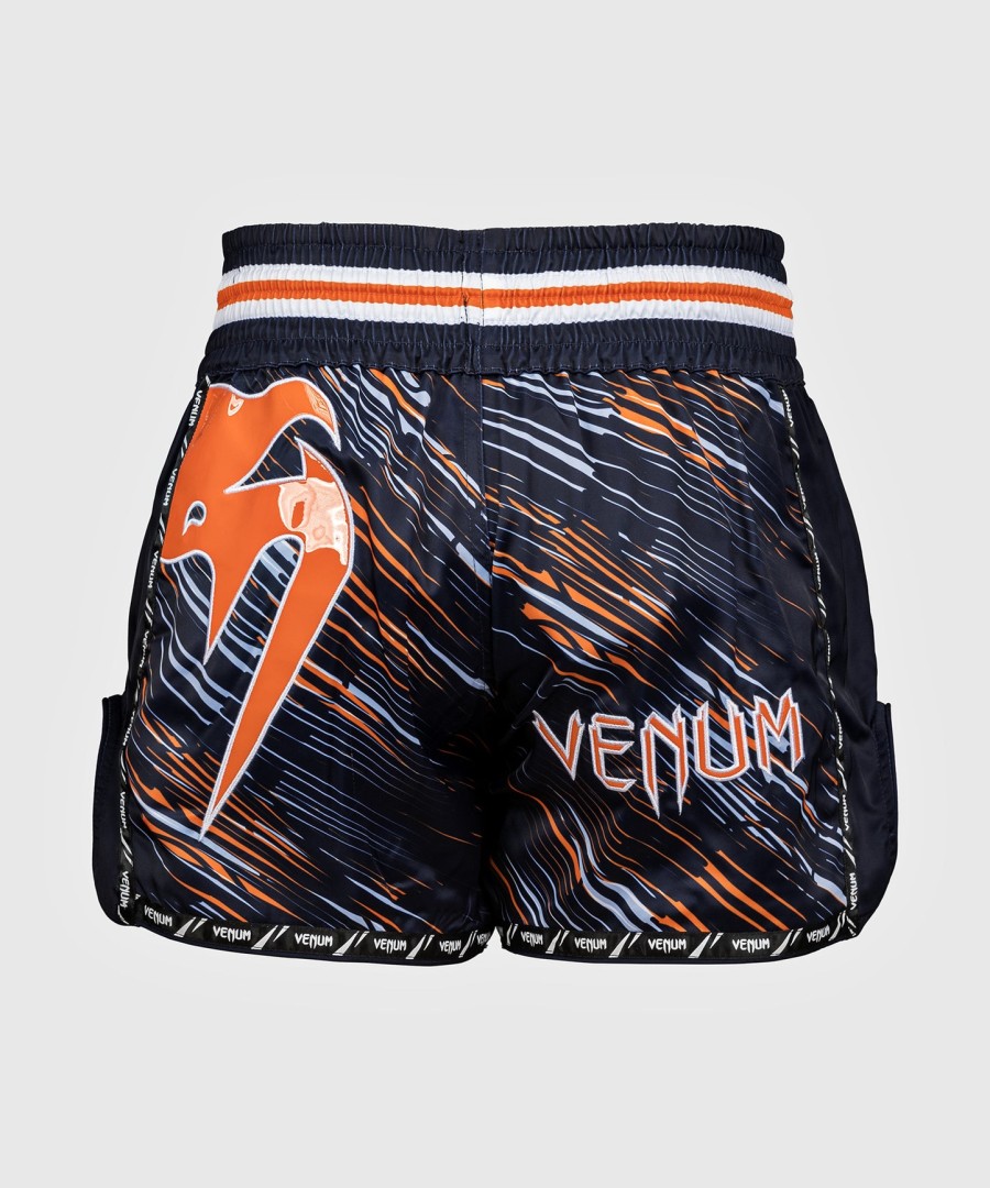 venum giant muay thai shorts - orange