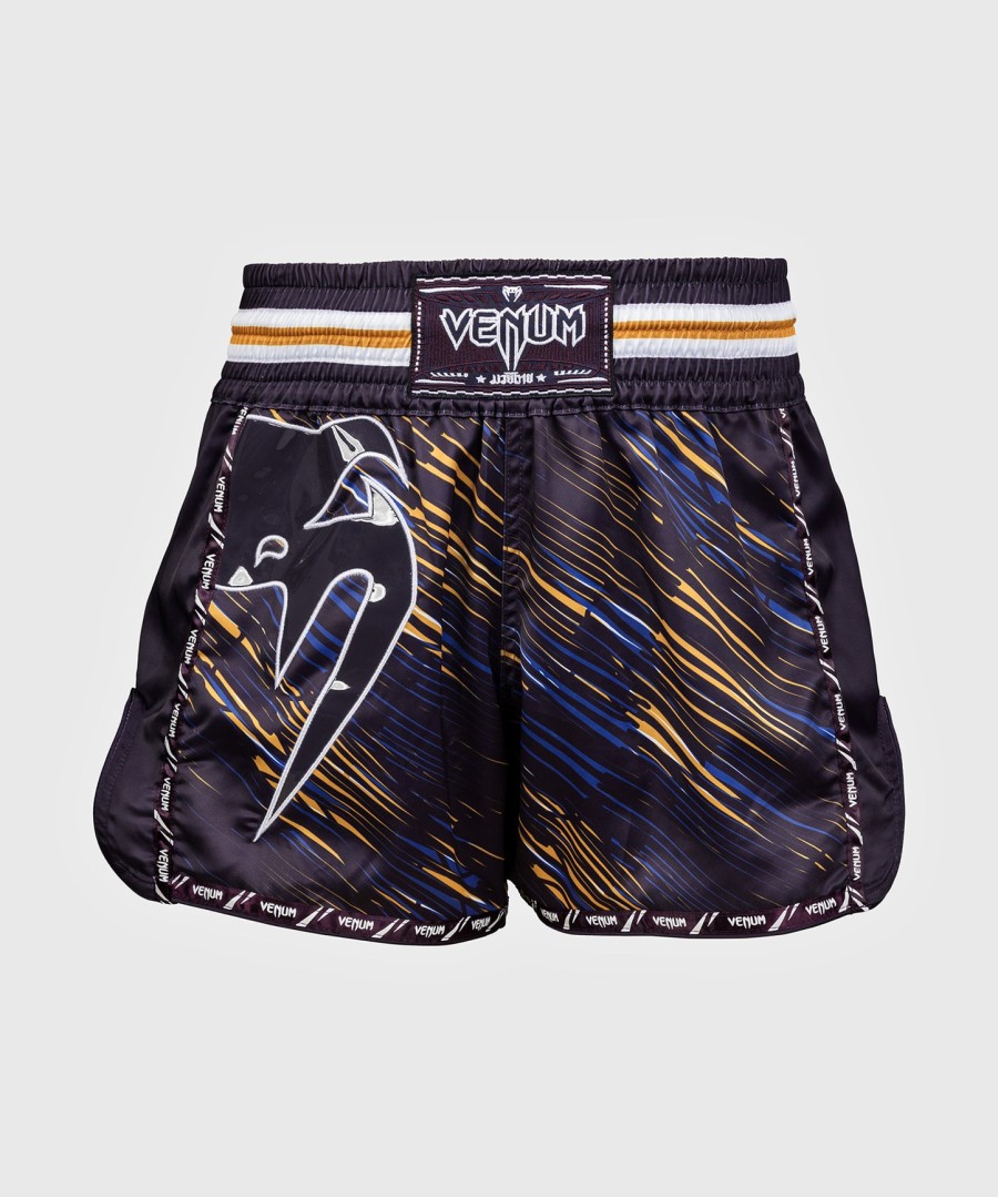 venum giant muay thai shorts - dark purple