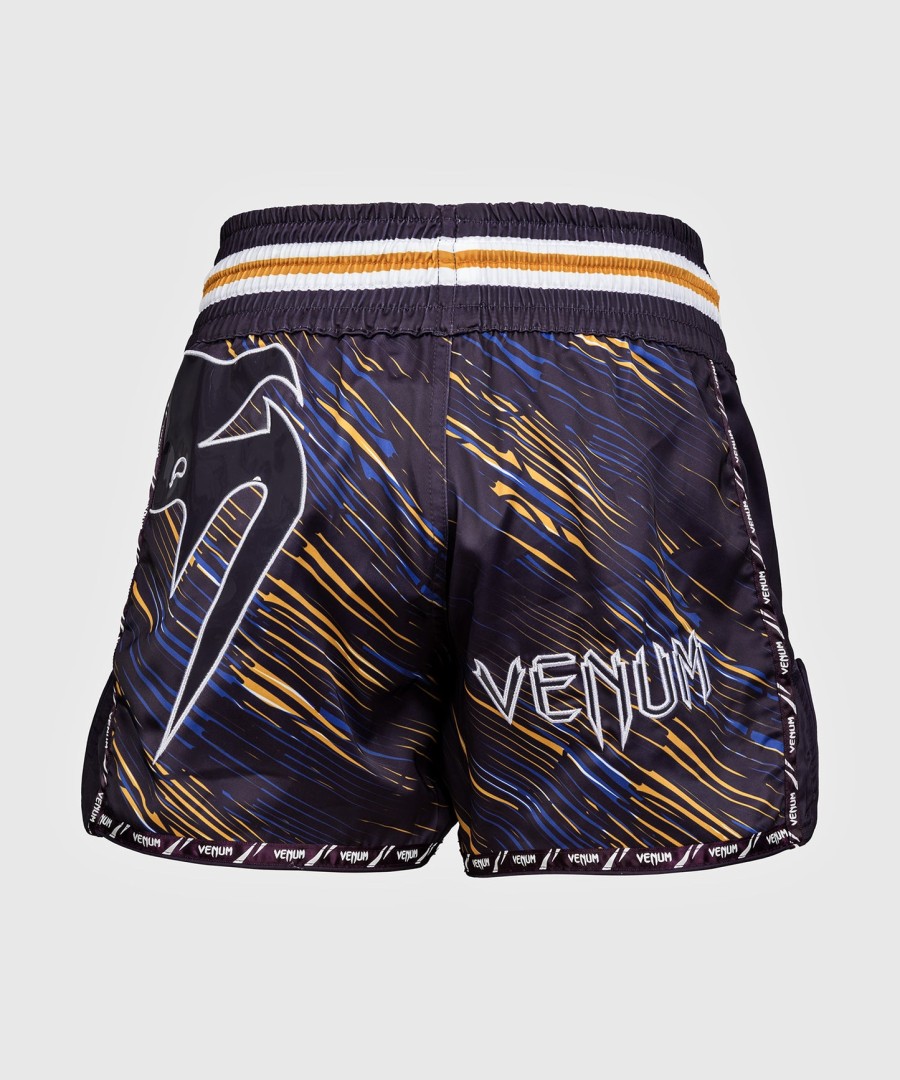 venum giant muay thai shorts - dark purple