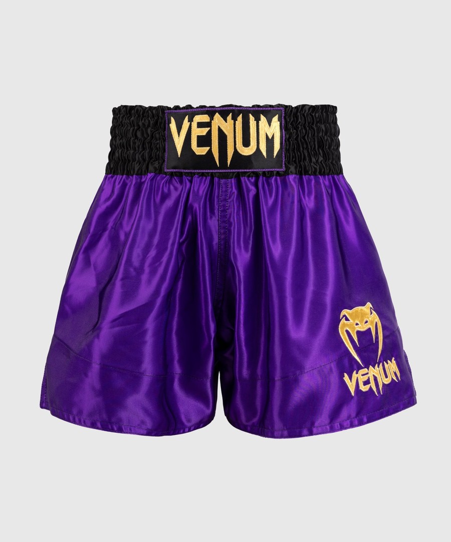 venum classic muay thai shorts - dark purple